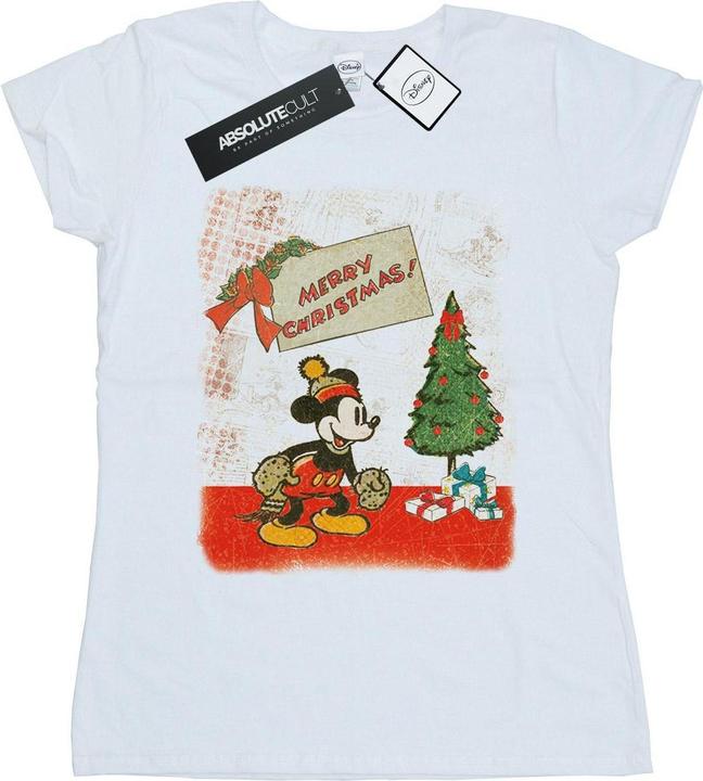 Disney Mickey Mouse Vintage Christmas TShirt (XXL)