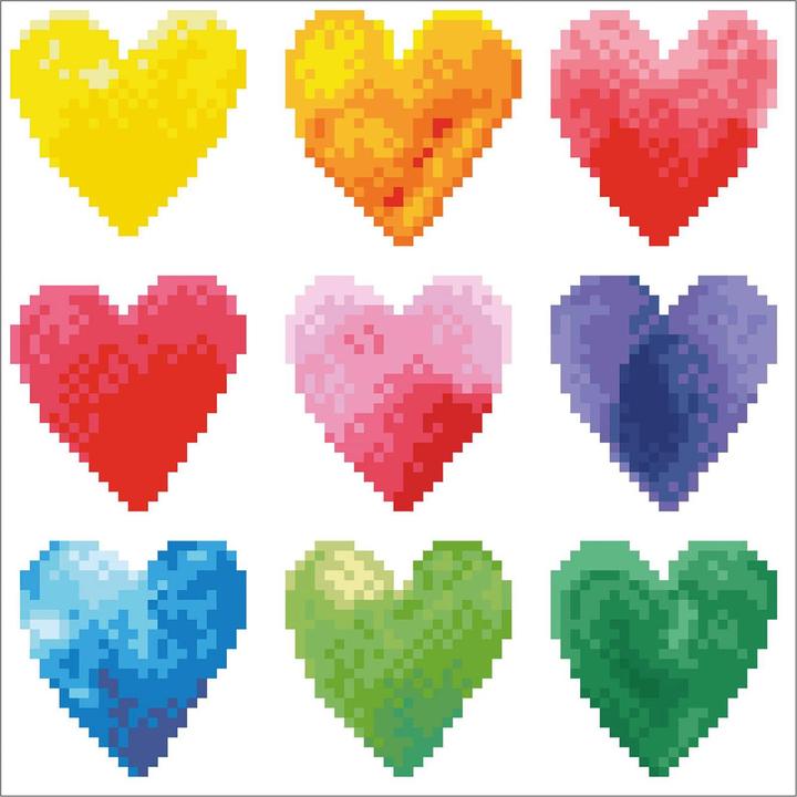 Actual product image Diamond Dotz Craft kit hearts