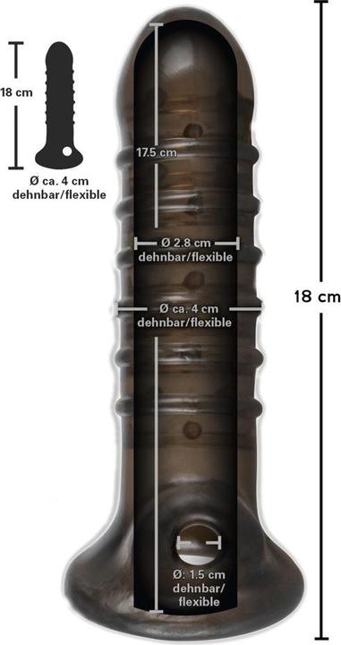 Actual product image Rebel Dick & Ball Sleeve