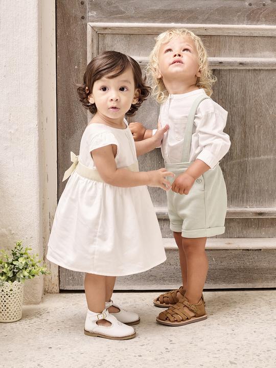 Actual product image Vertbaudet Festliches Baby-Set: Hemd & Shorts mit Trägern (62)