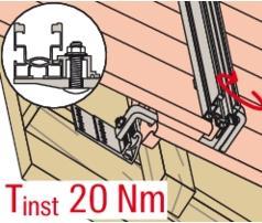 Actual product image Fischer Dachhaken RH 40-52 VB AL