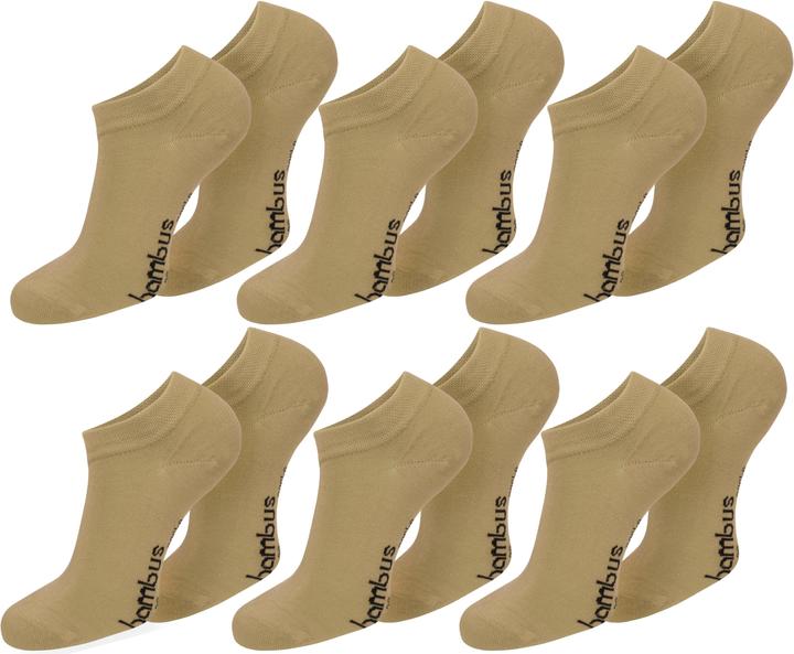 Produktbild Normani 6 Paar Bambus-Gesundheitssocken Sneakers (6er Pack, 47 - 50)