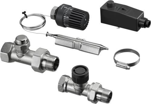 Produktbild Oventrop OV Fussboden-Regel-Set Set 2-120 m2, mit Bypassventil
