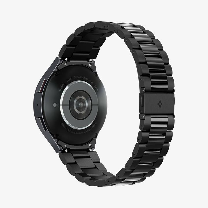Actual product image Spigen Pasek Modern Fit Band na Samsung Galaxy Watch 6 (44 mm) - czarny (Stainless steel)