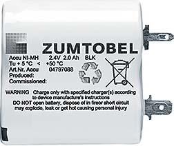 Zumtobel ZUM Akku NiMH 2.4V 2.2Ah Cs 2 S 59004661