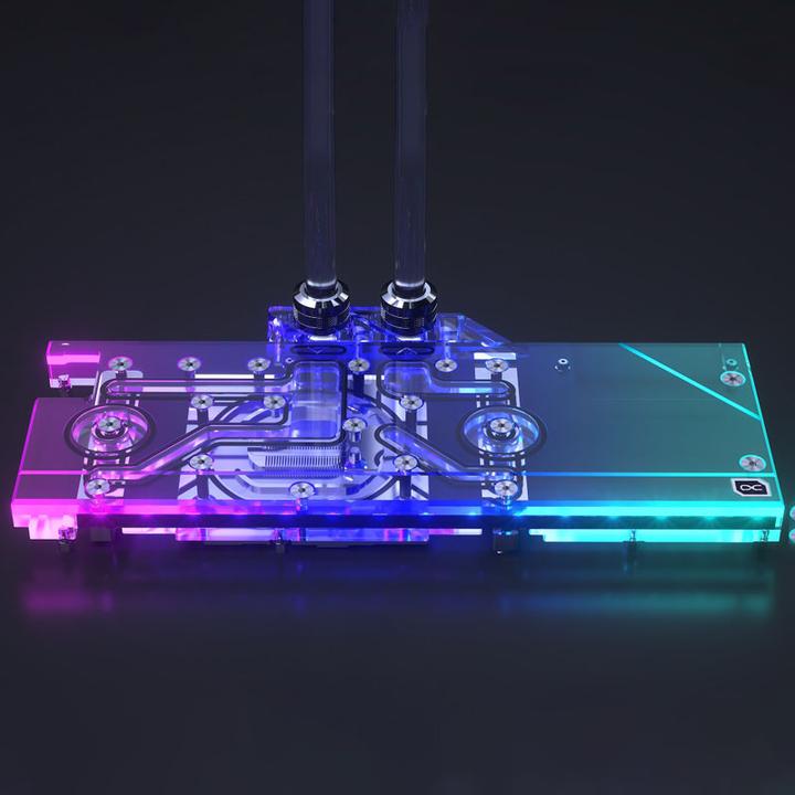 Actual product image Alphacool Ice block Aurora GPX-N RTX 3080/3090 iGame with backplate