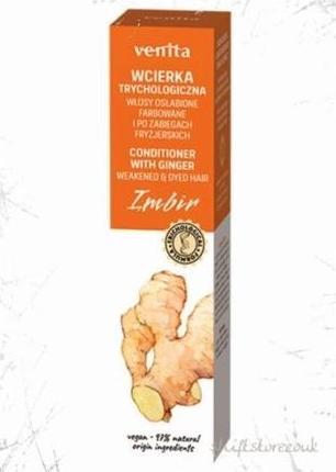 Produktbild Venita Trichologische Ingwer-Lotion für geschwächtes gefärbtes Haar nach dem Friseurbesuch
