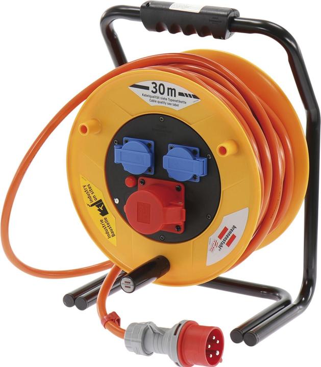 Produktbild Brennenstuhl Kabeltrommel Brobusta CEE 5G2,5 Länge 30 m IP44 (30 m, 2.50 mm²)