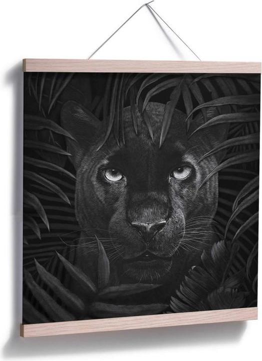Produktbild Trenddeko Panther in jungle (50 x 50 cm)