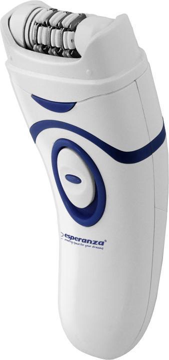 Actual product image Esperanza EPILATOR COPACABANA White-Blue EBD002B