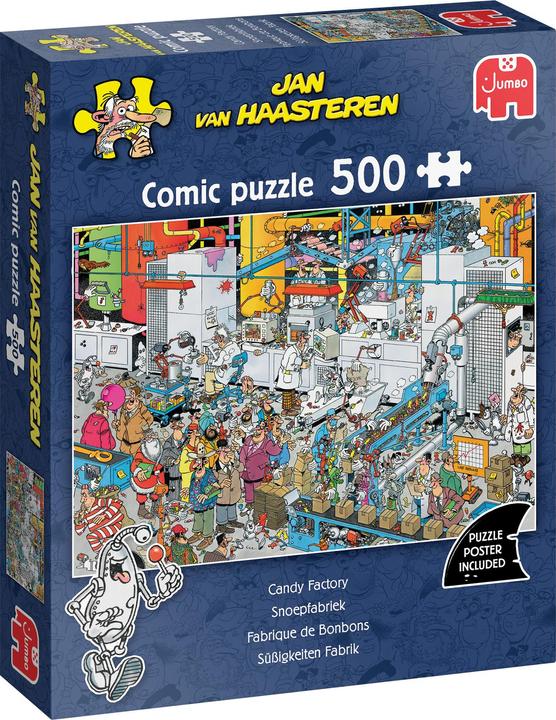 Produktbild Jumbo Jan van Haasteren - Süssigkeiten Fabrik - 500 Teile (500 Teile)