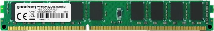 Actual product image Goodram 16GB 3200MHz ECC UDIMM W-MEM3200E4D816G (1 x 16GB, 3200 MHz, DDR4-RAM, U-DIMM)