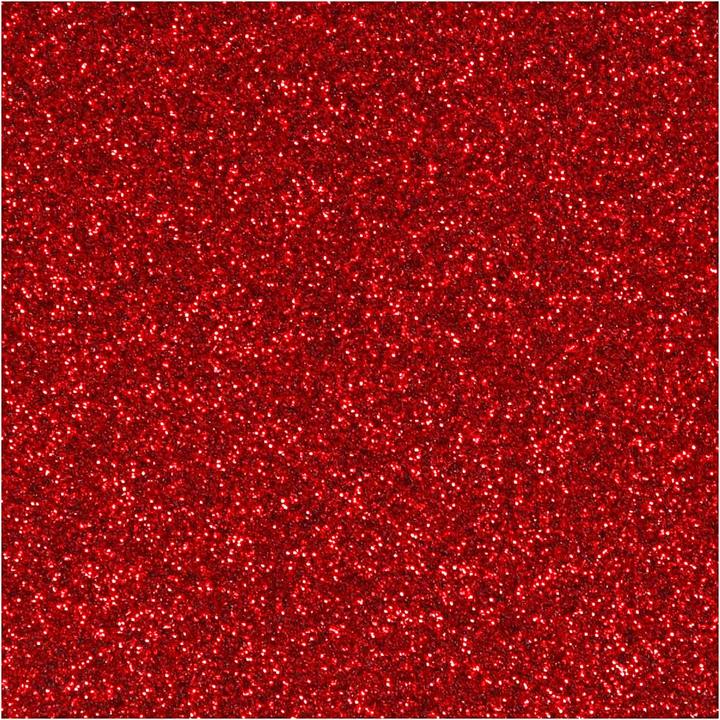 Actual product image Creativ Company Opstrijkfolie Glitter Rood, A5