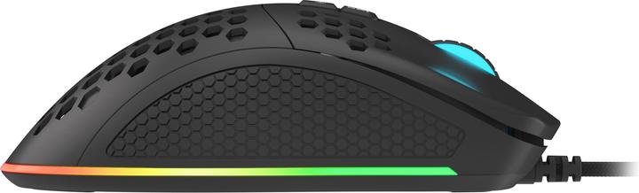 Produktbild Genesis for games Krypton 555 with cable, 8000 DPI, USB 2.0, Black (Kabelgebunden)