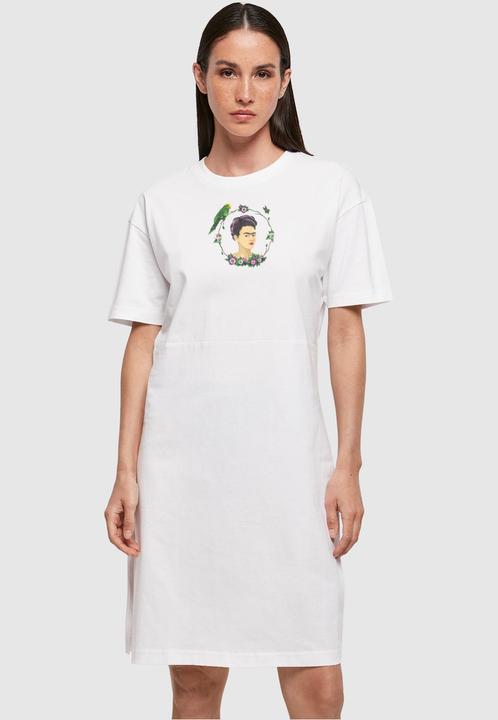 Immagine prodotto Merchcode Donna Frida Kahlo - Abito con spacco oversize organico con cornice botanica - 117365 (M)