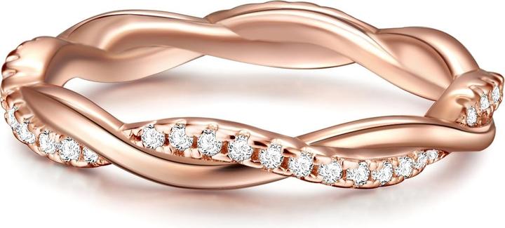 Image du produit Trilani Femme argent sterling zirconium or rose - 11190 (61, Argent 925)