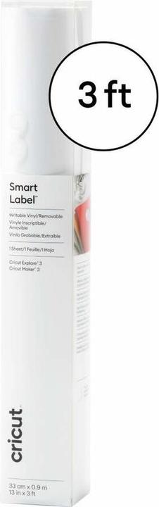 Actual product image Cricut Smart Vinyl Removable 33x91cm Writable Transparent (P)