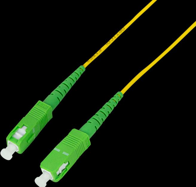 Produktbild LogiLink LWL Patchkabel, 2x SC-Simplex, OS2, 20 m, gelb SC-Simplex Stecker (20 m)
