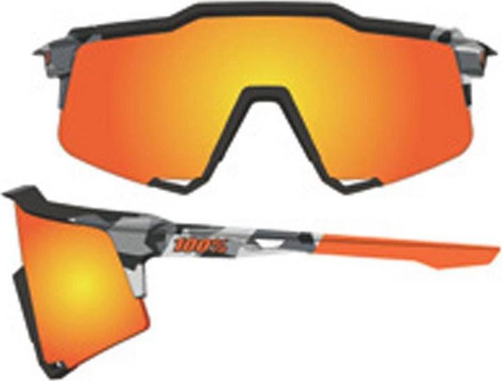 Produktbild 100% Brille Speedcraft Tall Soft Tact (Soft Tact grey Camo, Hiper Red)