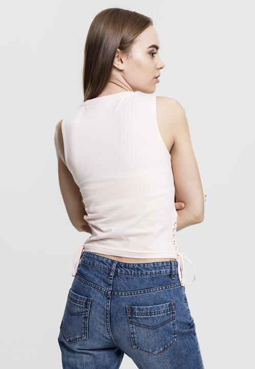 Image du produit Urban Classics Ladies Lace Up Cropped Top (XS)