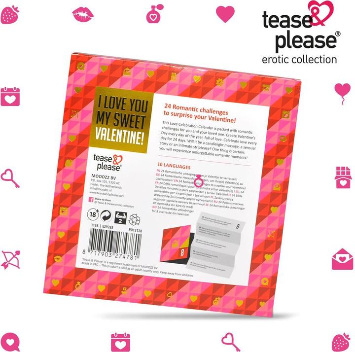 Produktbild Moodzz I Love You My Sweet Valentine (Spielesammlung, Deutsch, Spanisch, Französisch, Norwegisch, Niederländisch, Schwedisch, Italienisch, Englisch)