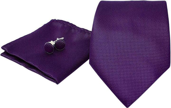 Immagine prodotto JTI Accessori per costumi | cravatta + fazzoletto + gemelli - Viola
