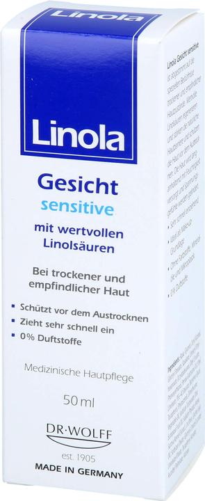 Produktbild Linola Gesicht Sensitive, 50 ml CRE (50 ml, 24h Creme)