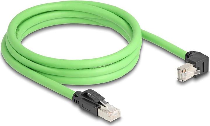Produktbild Delock RJ45 Netzwerkkabel Cat.6A Stecker zu Stecker unten ge (SF/UTP, CAT6a, 2 m)