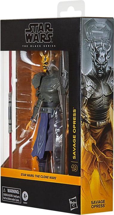 Actual product image Hasbro Star Wars: The Clone Wars Black Series Action Figure Savage Opress 15 cm