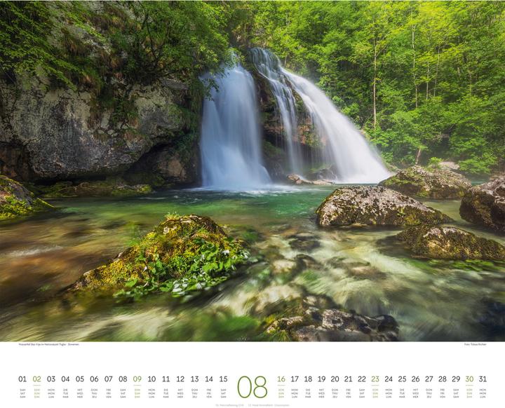 Actual product image Wasser Kalender 2026 (54 x 48 cm, Hardcover, German, French, English)
