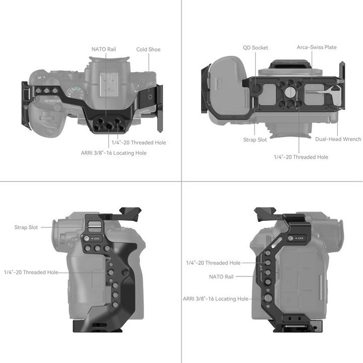 Actual product image SmallRig Cage for Canon EOS R6 Mark II 4159 (Cage)