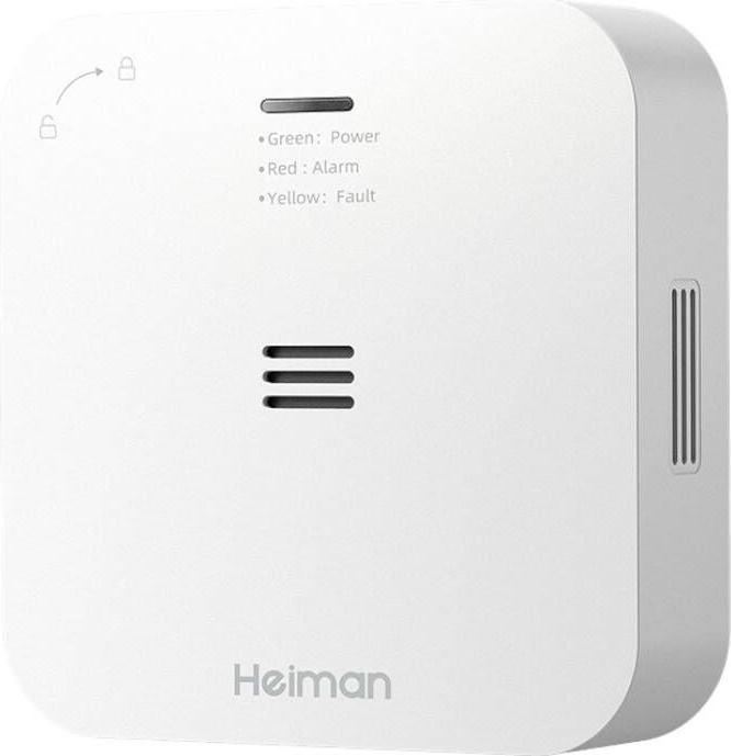 Actual product image Heiman WiFi-Kohlenmonoxidsensor