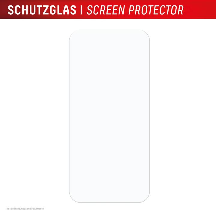 Actual product image Displex Real Glass, 2D Panzerglas + Handyhülle (1 Piece, Apple iPhone 16)