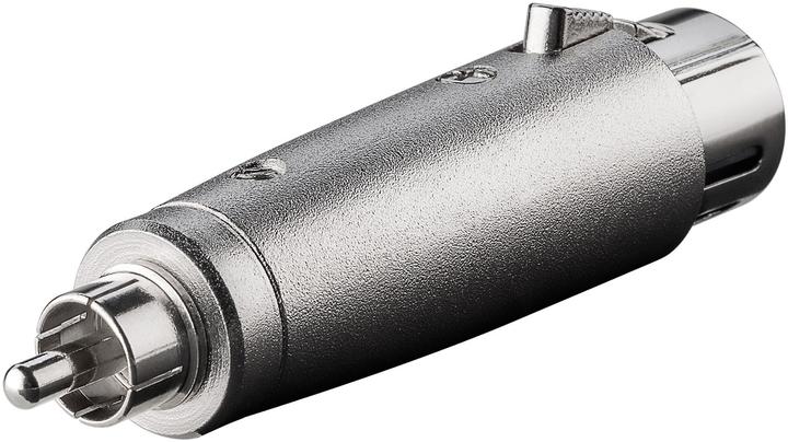 Produktbild Goobay XLR Adapter, Cinch Stecker zu XLR Buchse (Klinkenadapter)