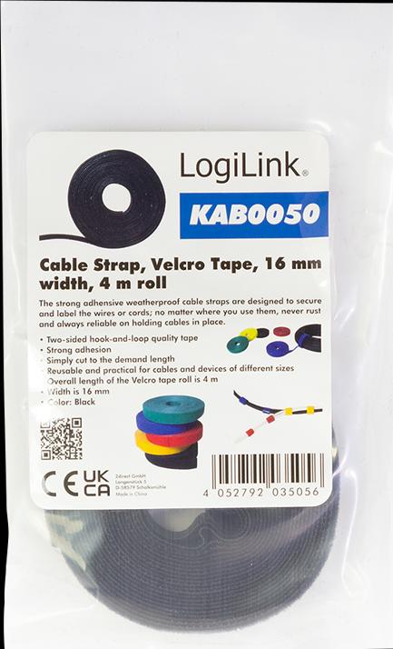 Actual product image LogiLink Velcro tape roll (16 mm)