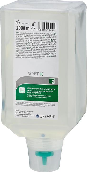 Produktbild PGP Ganzkörperreinigungslotion GREVEN® SOFT 2 l Varioflasche (2000 ml)