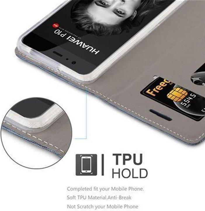 Image du produit Cadorabo Couverture look jeans Book (Huawei P10 Plus)