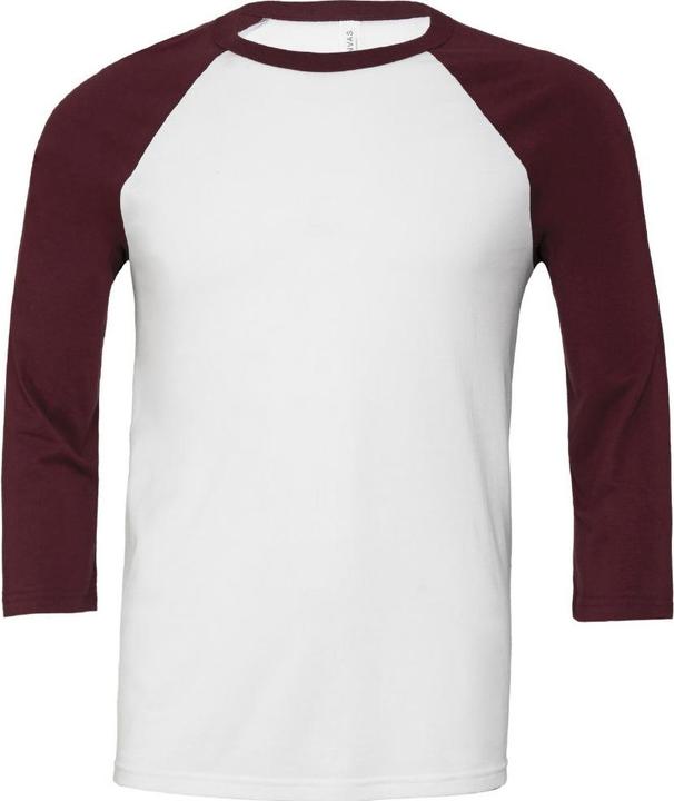 Bella Canvas Canvas Baseball TShirt 34Ärmel (L)