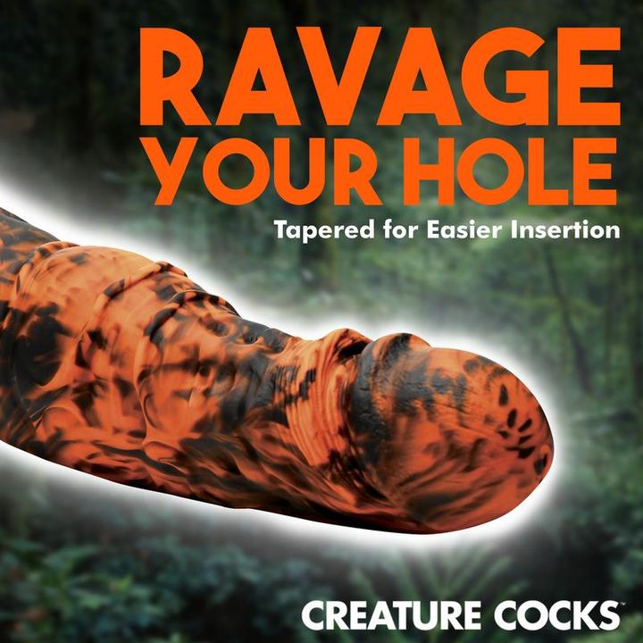 Actual product image Creature Cocks Sabretooth - Silicone Dildo/Black