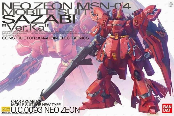 Produktbild Bandai Gundam - Model Kit - MG 1/100 - MSN-04 Sazabi Ver.KA