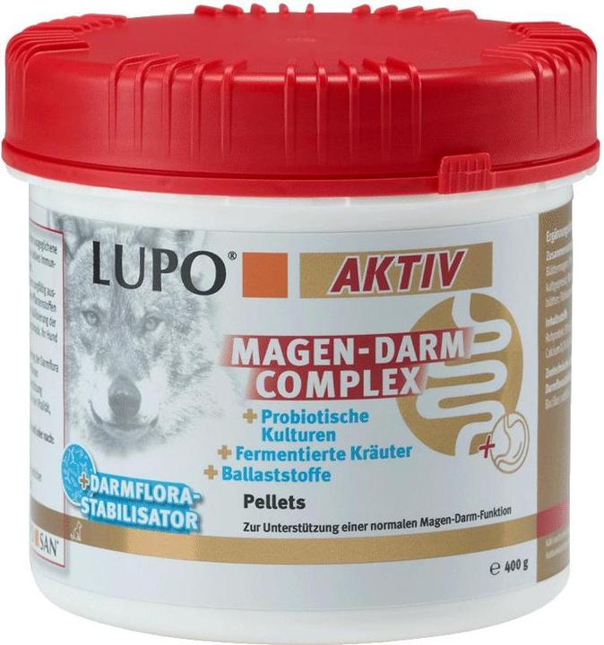 Image du produit Luposan Complément alimentaire pour chiens Complexe gastro-intestinal actif, 400g (Adulte, 1 pcs, 484 g)