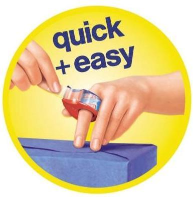 Actual product image tesa tesafilm ECO & CLEAR with mini dispenser, solvent-free and non-ageing