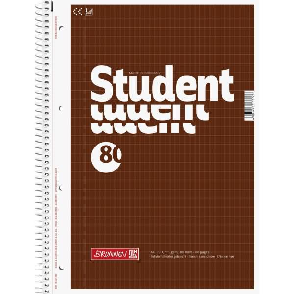 Actual product image Collegeblock Student Ruling 23 roughened DIN A4 inner margin (A4)