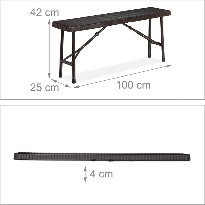 Actual product image Relaxdays Beer bench set