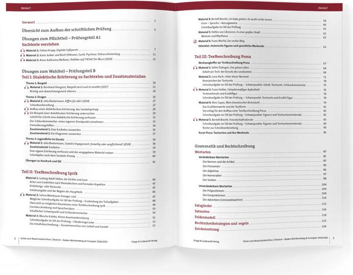 Produktbild Sicher zum Realschulabschluss Deutsch Baden-Württemberg 2025 und 2026 (Deutsch, Florian Fuchs, Christel Metzger, 2024)