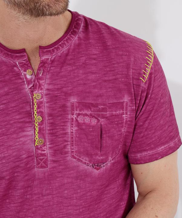 Actual product image Joe Browns Short Sleeve Chest Pocket Henley (S)