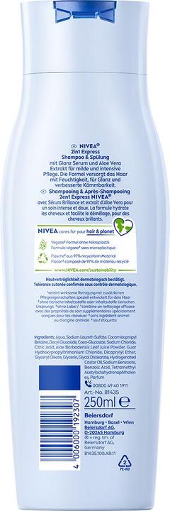 Actual product image NIVEA 2in1 Express (750 ml, Liquid shampoo)
