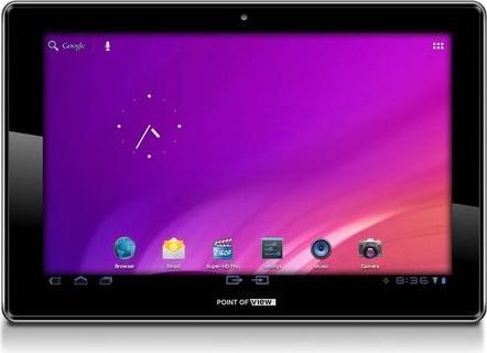 Image du produit Point of View 3 XXL (4G, 10.10", 8 Go, Argent)