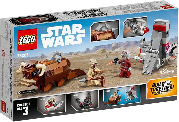 Actual product image LEGO T-16 Skyhopper vs Bantha Microfighters (75265, LEGO Star Wars)