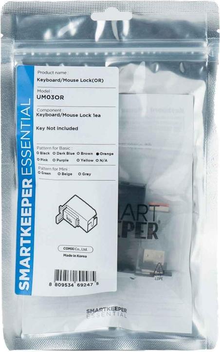 Actual product image Smart Keeper Basic Keyboard/Mouse Lock orange